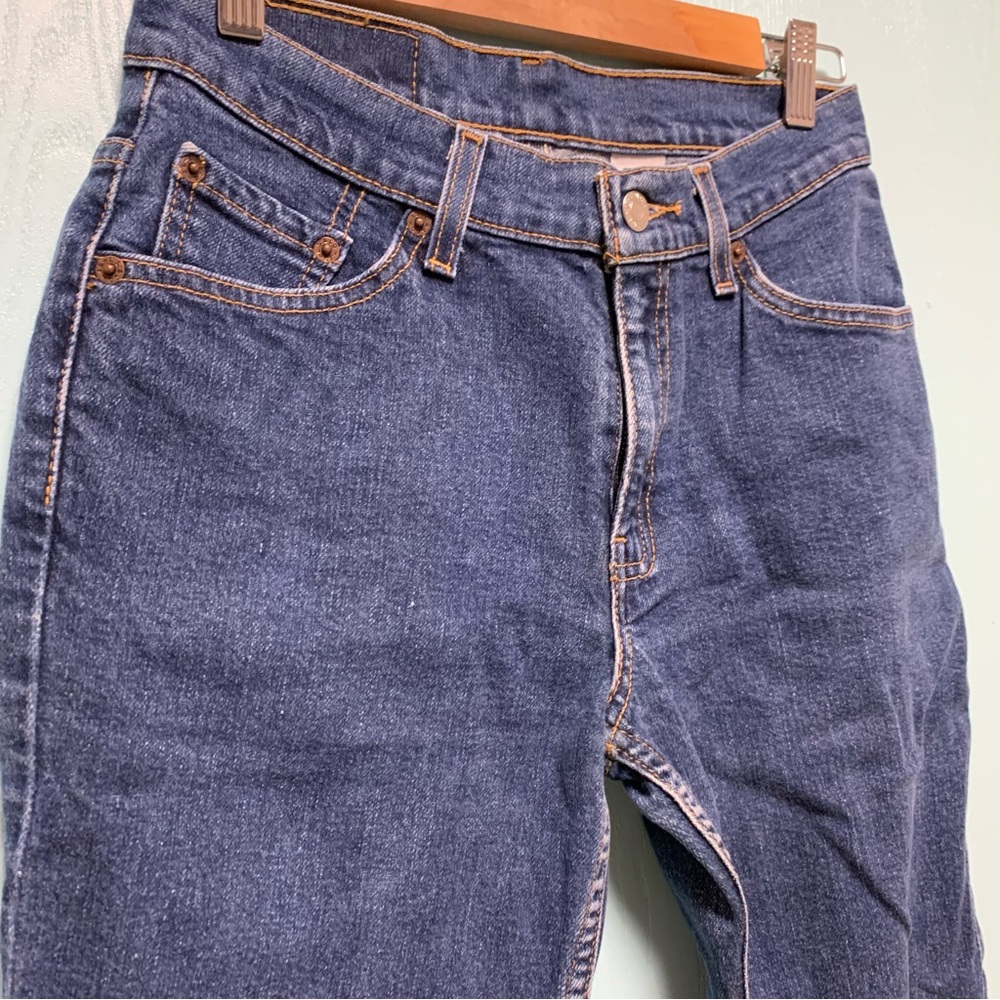 Levi’s petite 517 bootcut slim dark wash high waisted jeans - Picture 8 of 11